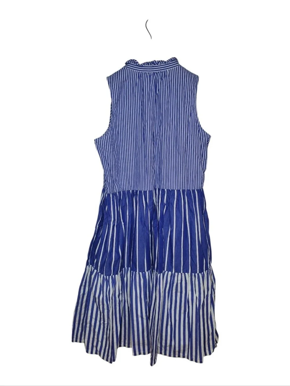 J.crew Cotton Popover Striped Feminine  Midi Dress 310